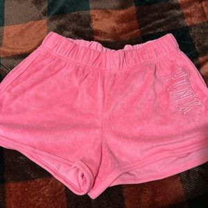 Pink poolside shorts from Victoria secret size small